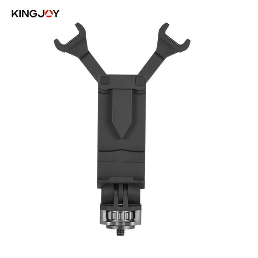 KINGJOY LC-22 Foldable Adjustable Smartphone Clip Holder Clamp Bracket with 1/4&quot; Screw for iPhone DJI OSMO Handheld Stabilizer Selfie Stick