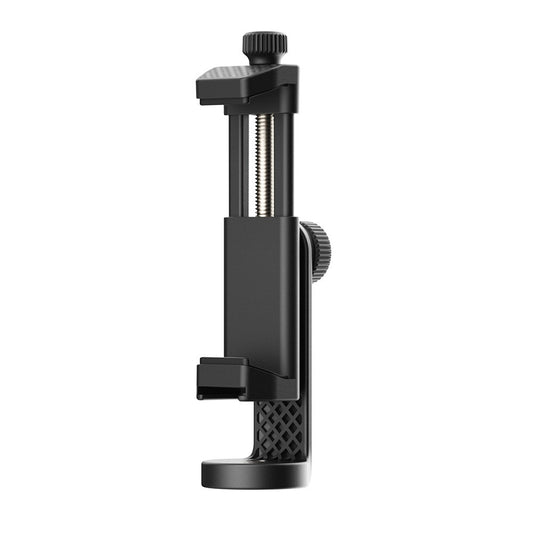 Uniqkart ST-17 360 Degree Rotatable Horizontal Vertical Shooting Durable Phone Clamp Holder with Cold Shoe Universal 1/4 Mounting