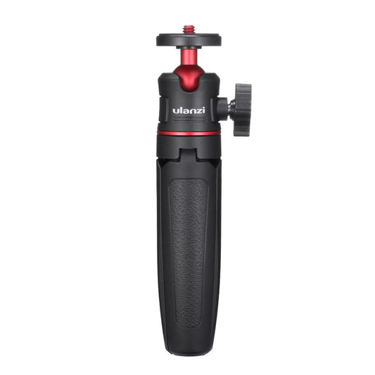 Uniqkart MT-08 Mini Extendable Desktop Tripod Handheld Photography Bracket Stand with Flexible Ballhead Screw Mount - Black