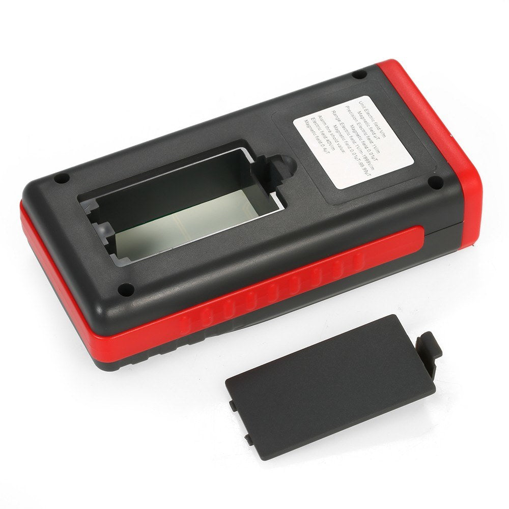 KKmoon Electromagnetic Radiation Tester Digital LCD Radiation Detector Dosimeter Tester EMF Meter Counter - Black/Red