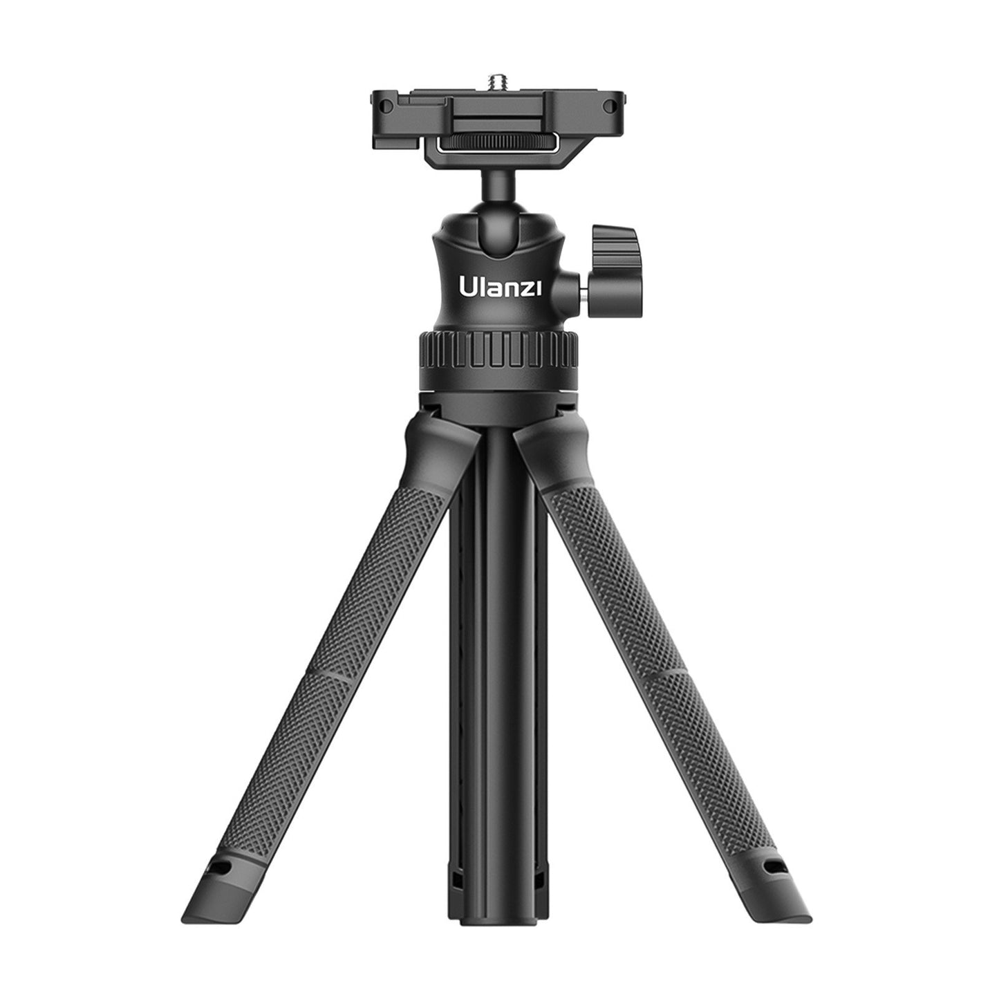ULANZI MT-34 Portable Extendable Selfie Stick Tripod Handheld Photography Bracket Desktop Tripod Stand 360 Degree Rotatable Ballhead Adapter for Vlog Selfie Live Streaming