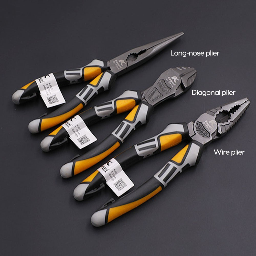 8inch Wire Cutters Plier Professional Electrician Plier Wire Stripper Chrome Vanadium Steel Handheld Wire Cutting Crimping Tool - 8inch Wire Plier