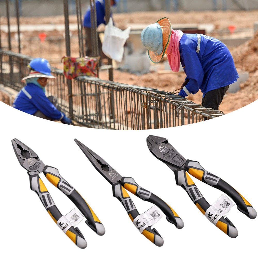 8inch Diagonal Wire Cutter Plier Professional Electrician Plier Wire Stripper Chrome Vanadium Steel Handheld Wire Cutting Crimping Tool - 8inch Diagonal Plier