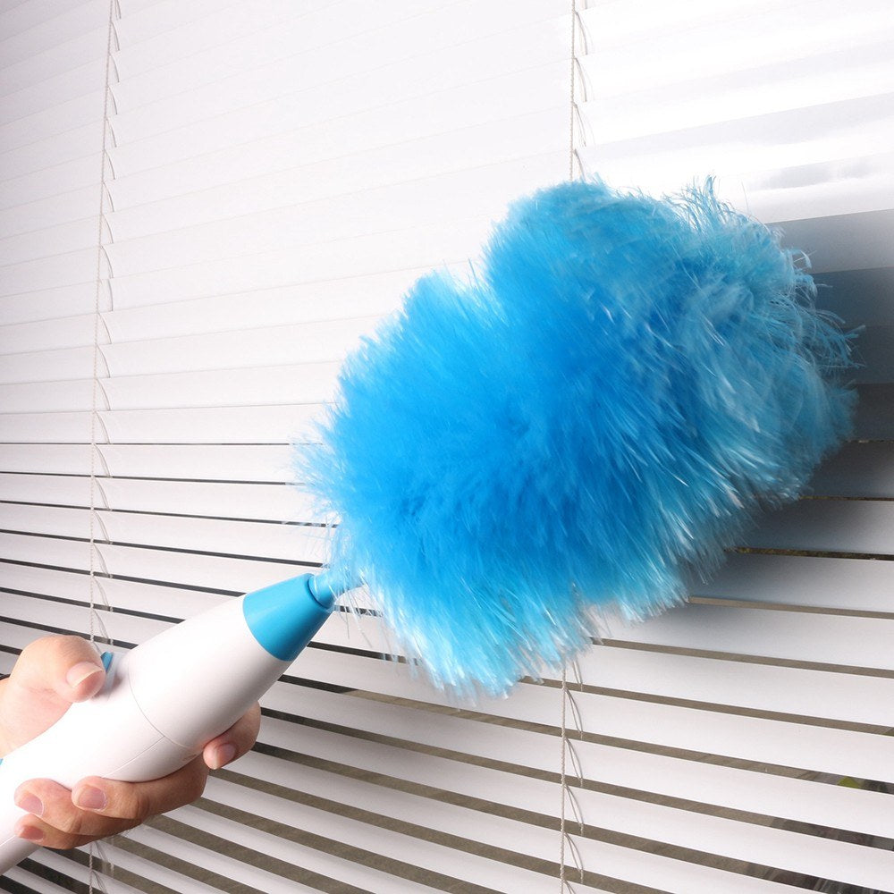 Handheld Battery Operated Electric Retractable Spin Dust Cleaning Brush Removal Tool