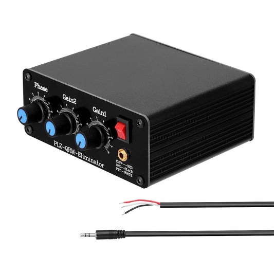 PLZ-QRM Eliminator (1-30 MHz) HF Bands Aluminum Wear Resistance Alloy Outcase Phase Adjustable Built-in PTT Control