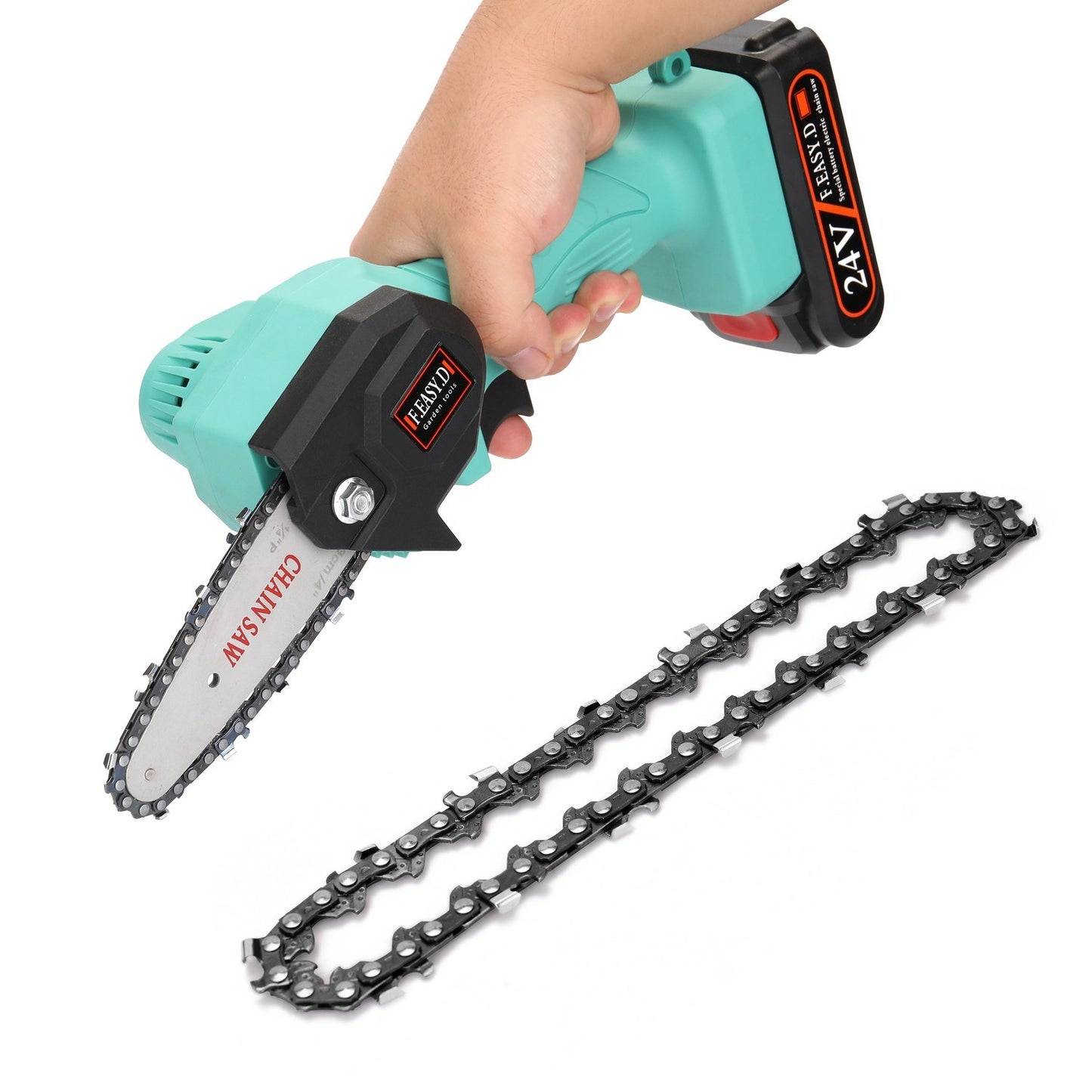 4 Inch Mini Steel Chain Chainsaw Electric Saw Replacement Accessory