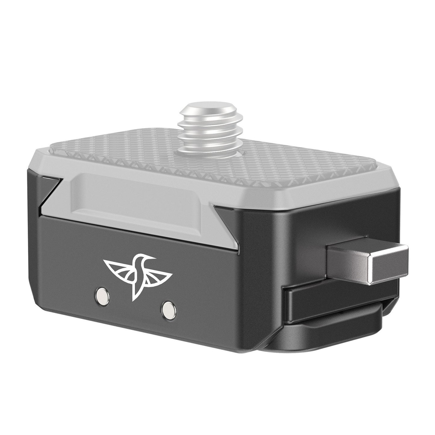 Uniqkart R080 Aluminum Alloy Solid Practical Quick Release Mount Base with Magnetic Action Camera Mount Interface