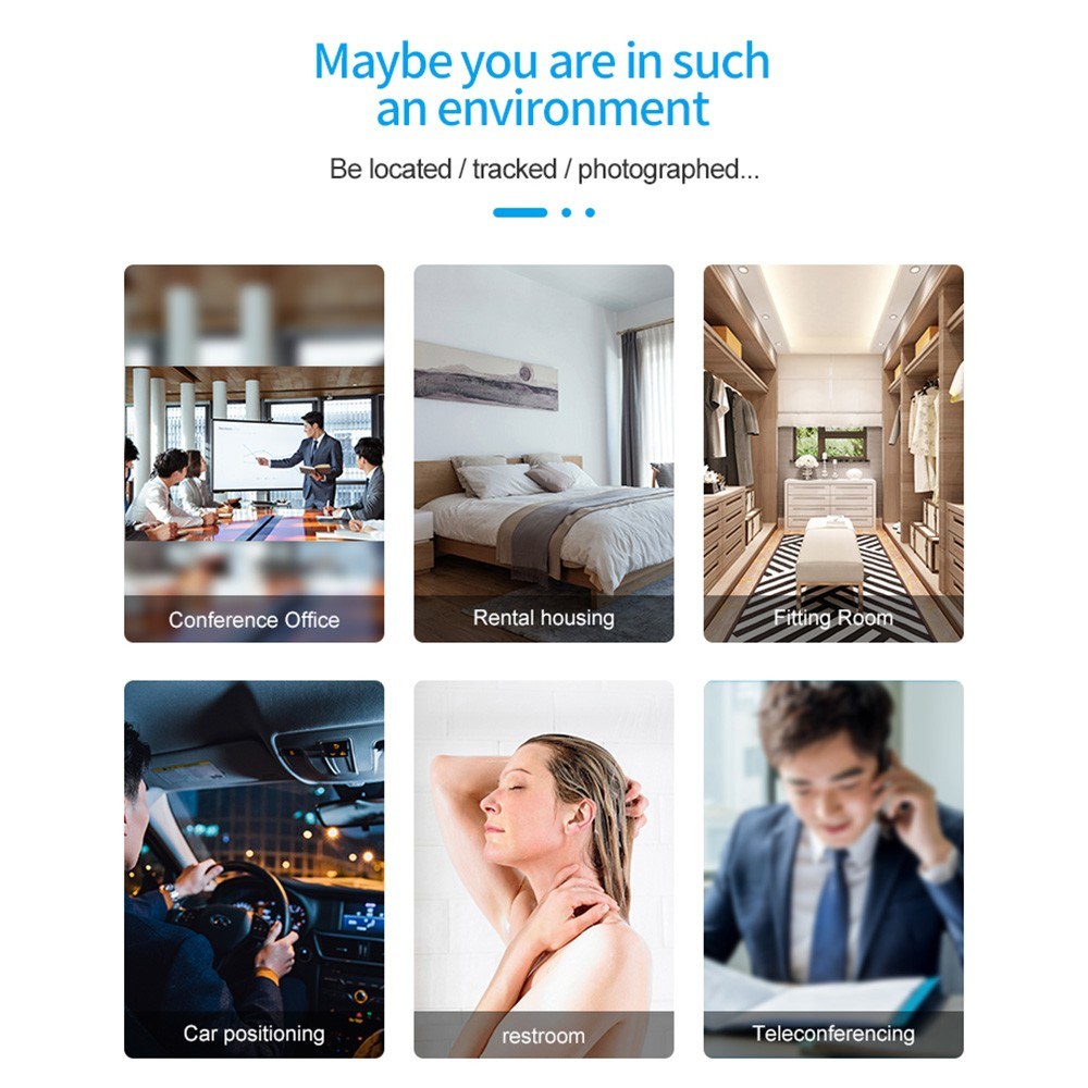 Bug Signal RF Detector Corrosion Resistant GSM Device Finder Mini Camera Scanner Sensor Alarm Bugs Tracer