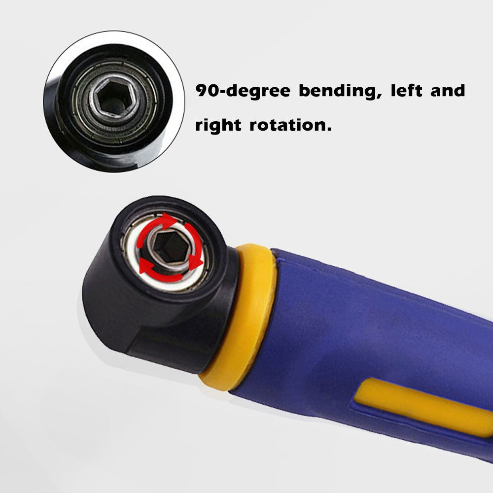 Screwdriver Heads Corner Turner 90 Degree Electric Screwdriver Corner Detector Right Angle Extension Driver