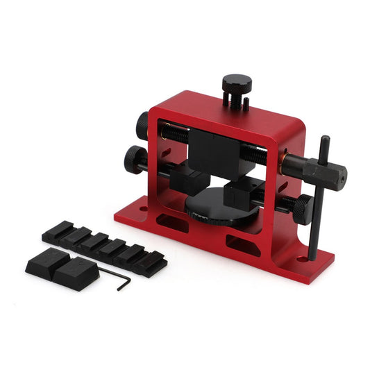 Aluminum Alloy Universal Rear Sight Pusher Sight Adjustment Tool with Wrench and Accessory - Red