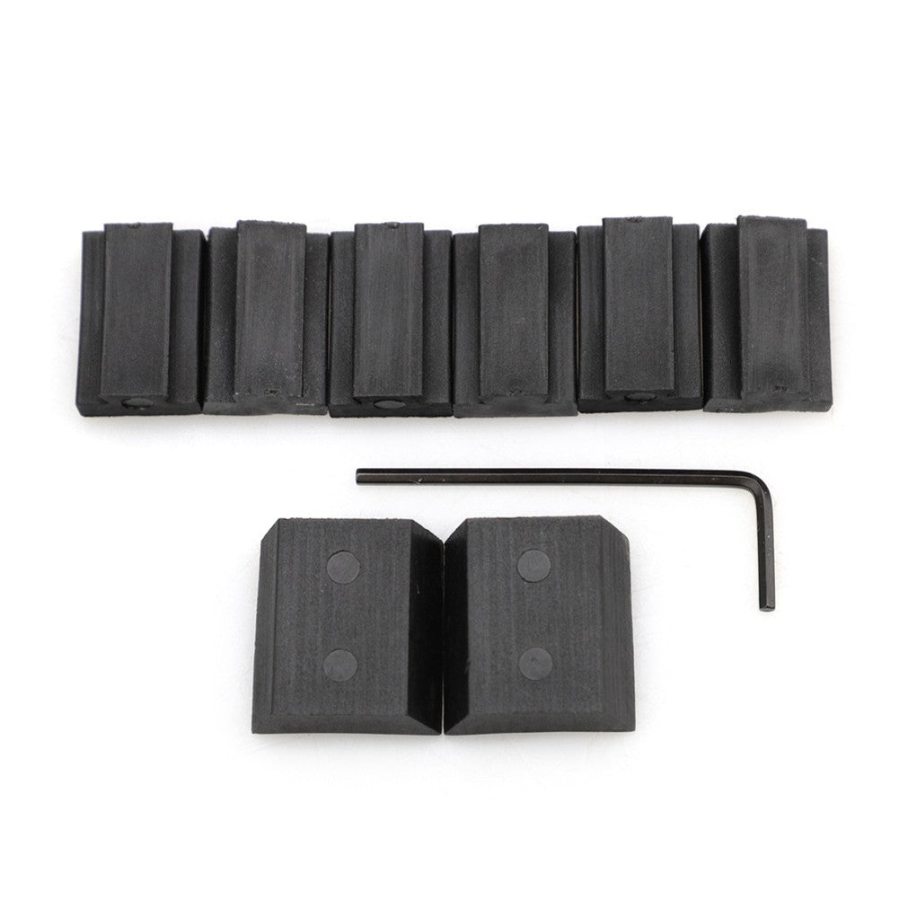 Aluminum Alloy Universal Rear Sight Pusher Sight Adjustment Tool with Wrench and Accessory - Red