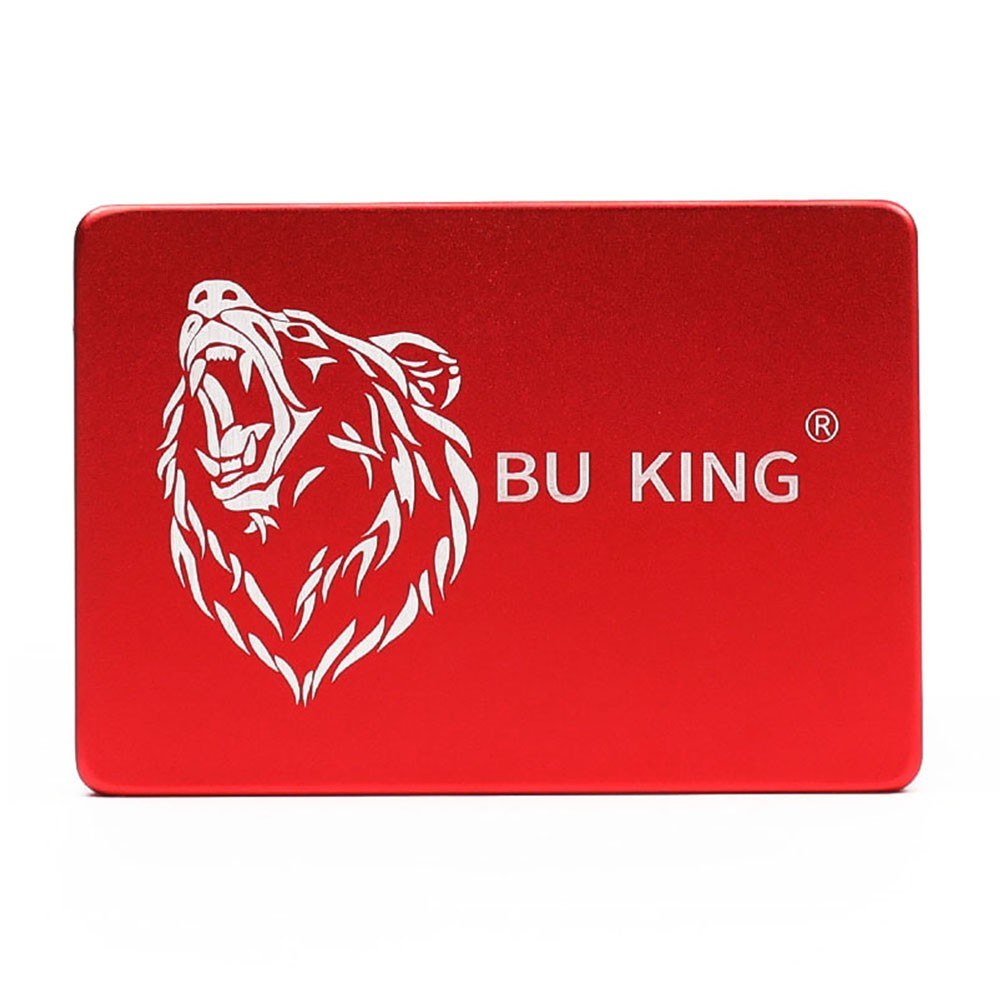 Uniqkart SSD 2.5inch Black Bear Compatibility Speed Transmission Rock-solid Reliability High-quality Memory Chips - Red/60GB