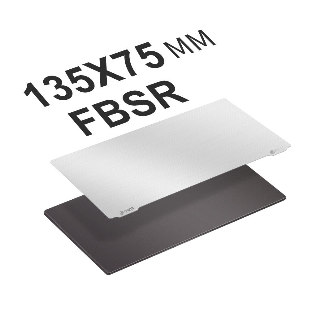 Resin 3D Printer Flexible Build Plate Steel Plate Magnetic Base Sheet Sticker with Adhesive for Elegoo Mars/Mars Pro/Wanhao D7/Monoprice Mini Deluxe SLA/Phrozen Sonic Mini 4K - Style 1/135 x 75mm