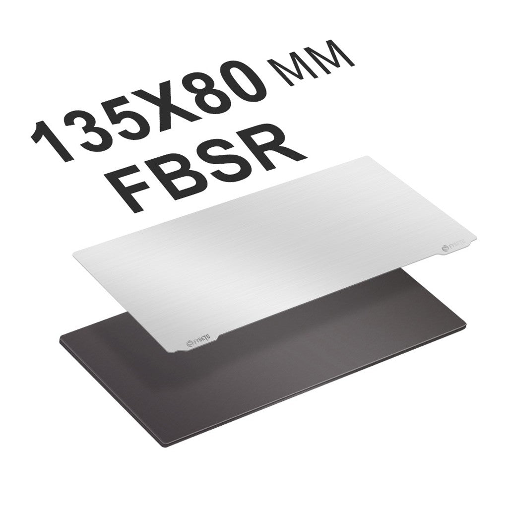 Resin 3D Printer Build Plate Flexible Spring Steel Plate and Magnetic Base Sheet Sticker with Adhesive for ANYCUBIC Photon/Photon S/Mono SE/QIDI 3D Shadow 5.5S - Style 2/135 x 80mm