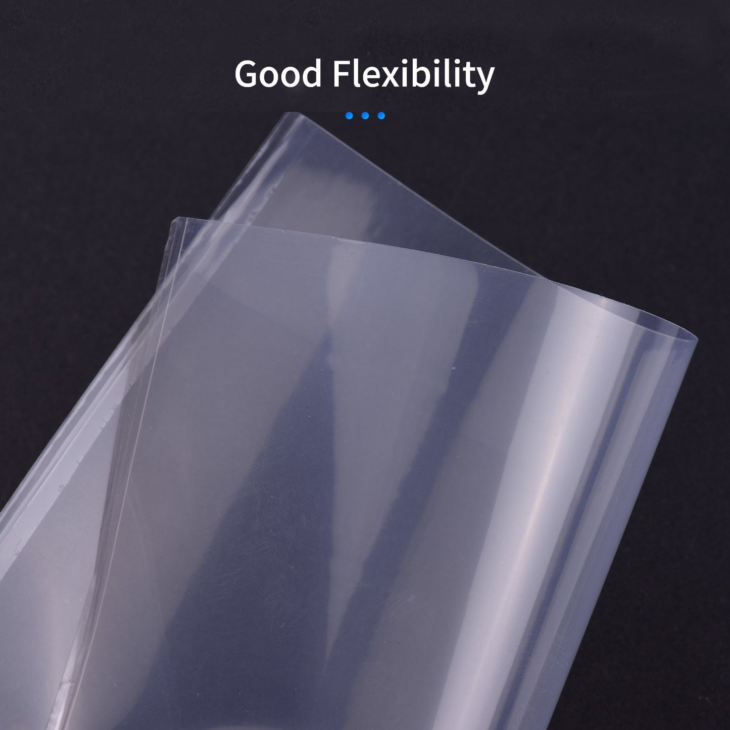 5Pcs Professional Light-Curing 200*140mm FEP Release Film Sheet 0.1mm Thickness High Transmittance Heat Resistant for Photon SLA DLP Resin 3D Printer - Transparent/Style 2
