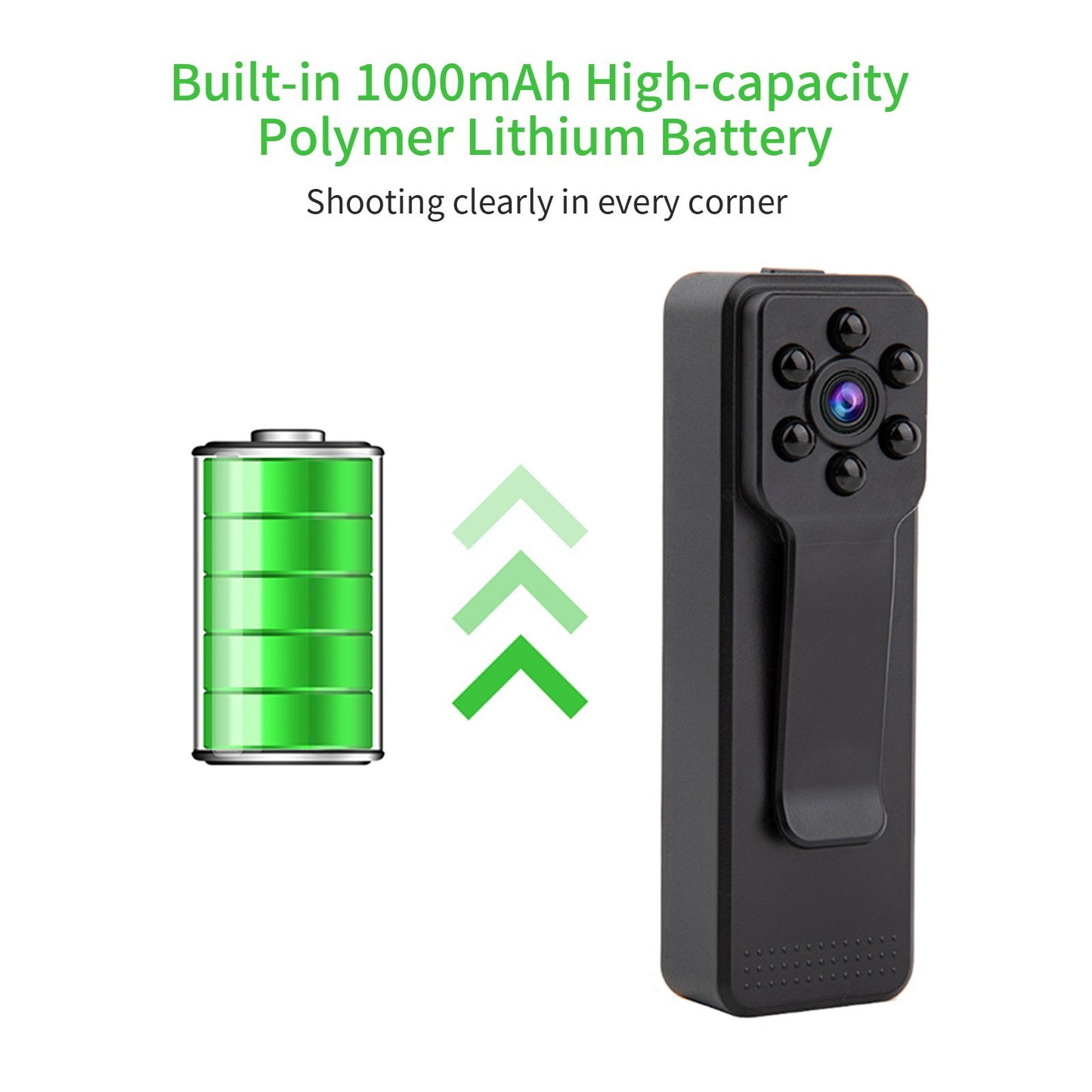 Mini Digital Camera 1080P Video Audio Recorder Micro Camera Motion Detection Camcorder for Sports Home Office Interview Accompanying Recorder
