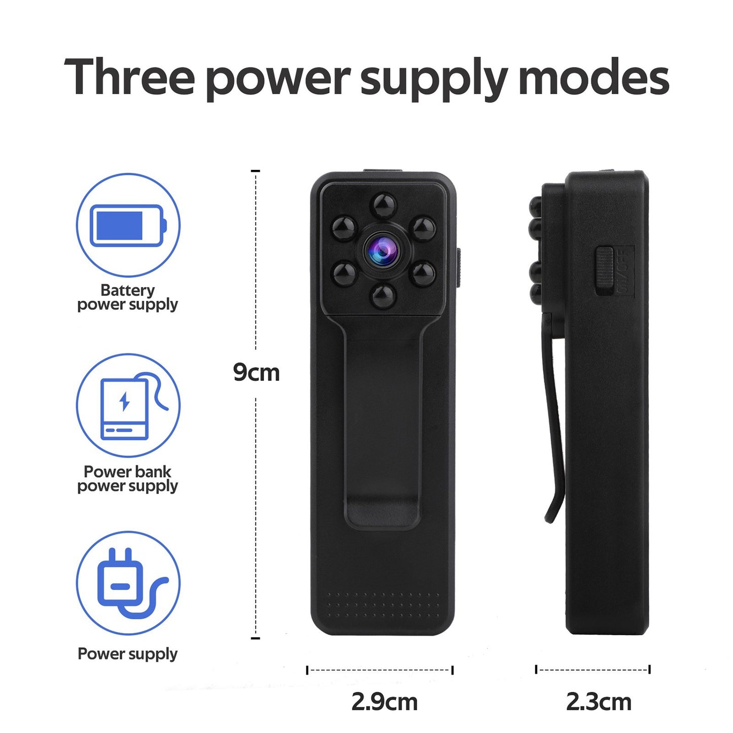 Mini Digital Camera 1080P Video Audio Recorder Micro Camera Motion Detection Camcorder for Sports Home Office Interview Accompanying Recorder