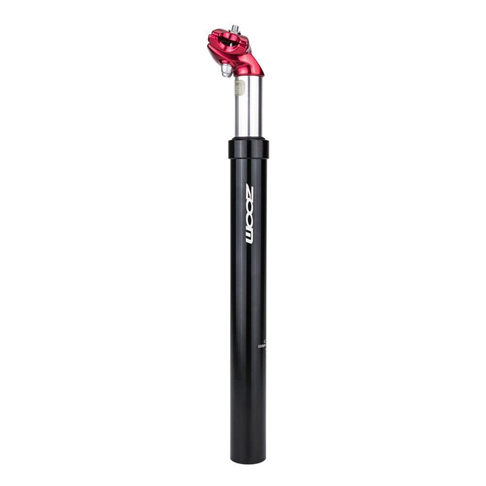 Bike Suspension Seatpost Bicycle Seat Post Replacement Aluminum Adjustable Seat Tube - Red/31.6x350mm