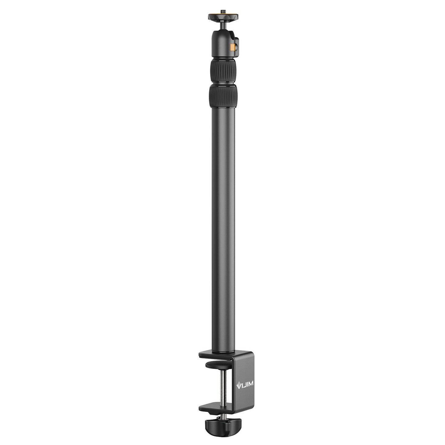 VIJIM Extendable Desktop Light Stand with Rotatable Ball Head 1/4 Inch Screw for Photography Video Light Live Stream