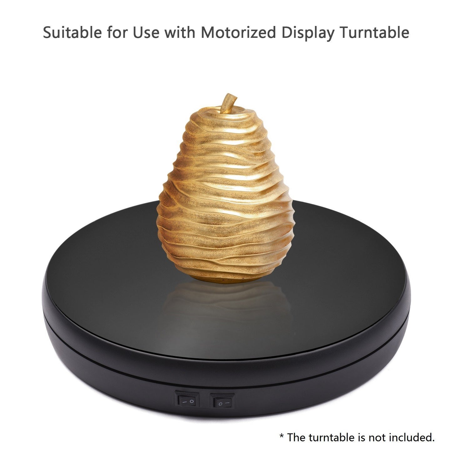 30X30cm Round Acrylic Sheet Reflection Board Photography Background Boards for Product Jewelry Watches Still Life Photography - Black/White/2PCS