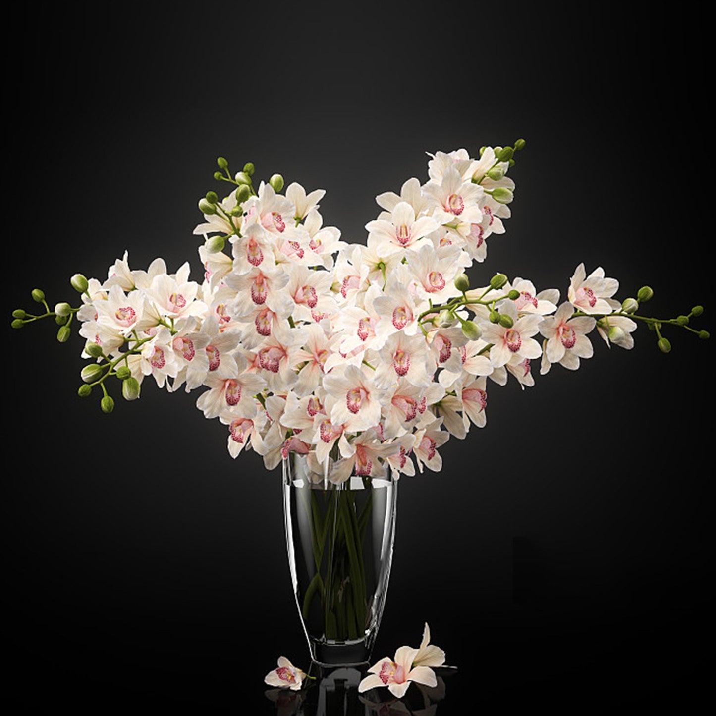 30X30cm Round Acrylic Sheet Reflection Board Photography Background Boards for Product Jewelry Watches Still Life Photography - Black/White/2PCS