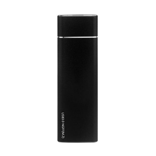 M.2 NGFF Aluminum USB3.0 to NGFF External Hard Disk Case SSD Tool-Free Enclosure Reader Support B-key SATA SSD - Black