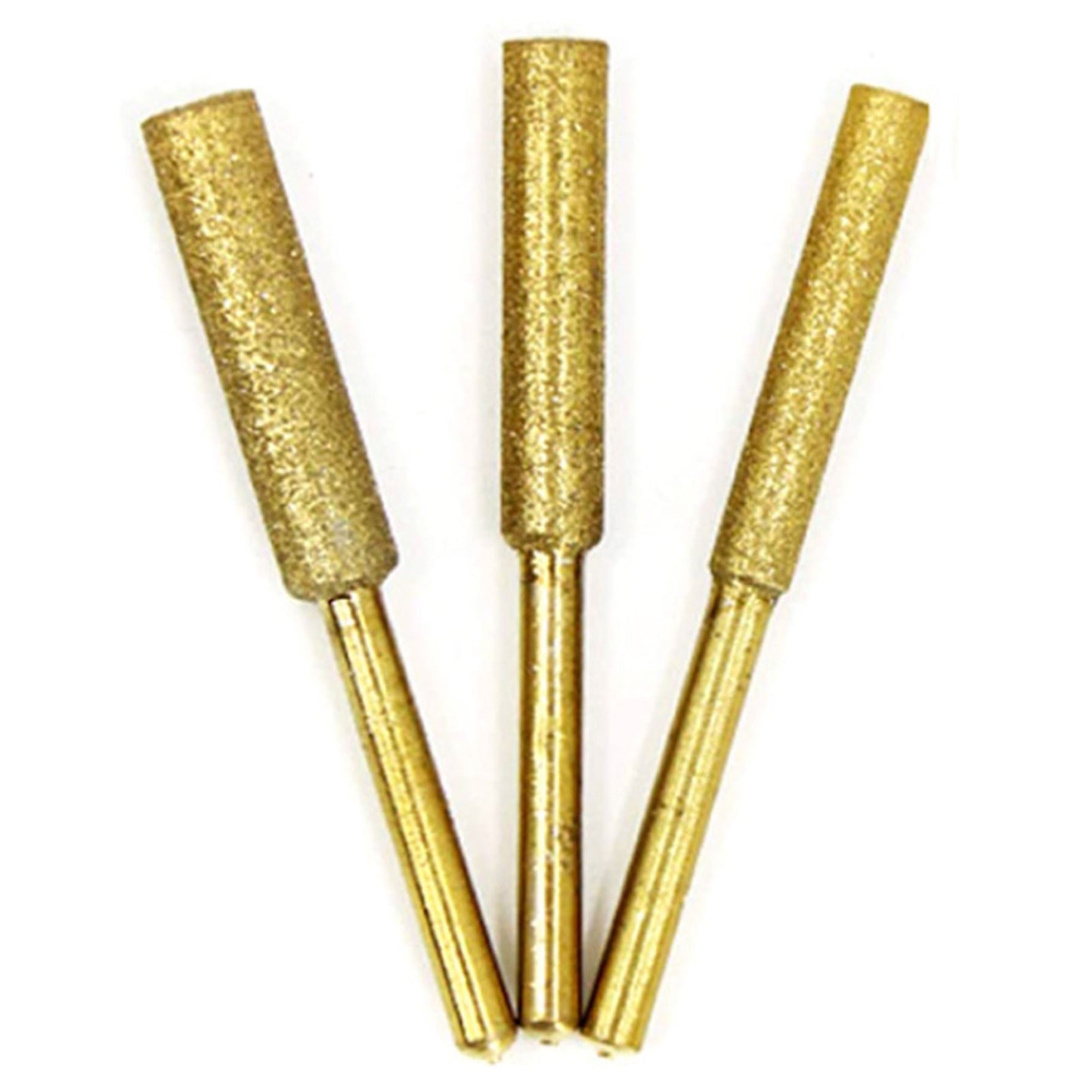8Pcs Titanium Plated Diamond Bits High Hardness Chainsaw Files for Electric Chainsaw Sharpener - 4mm