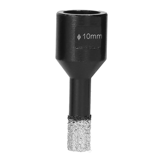 Dry Vacuum Brazed Welding Diamond Core Drill Bit Marble Ceramic Tile Wall Brick Holes Drilling Accessory - 10mm