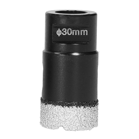 Dry Vacuum Brazed Welding Diamond Core Drill Bit Marble Ceramic Tile Wall Brick Holes Drilling Accessory - 30mm