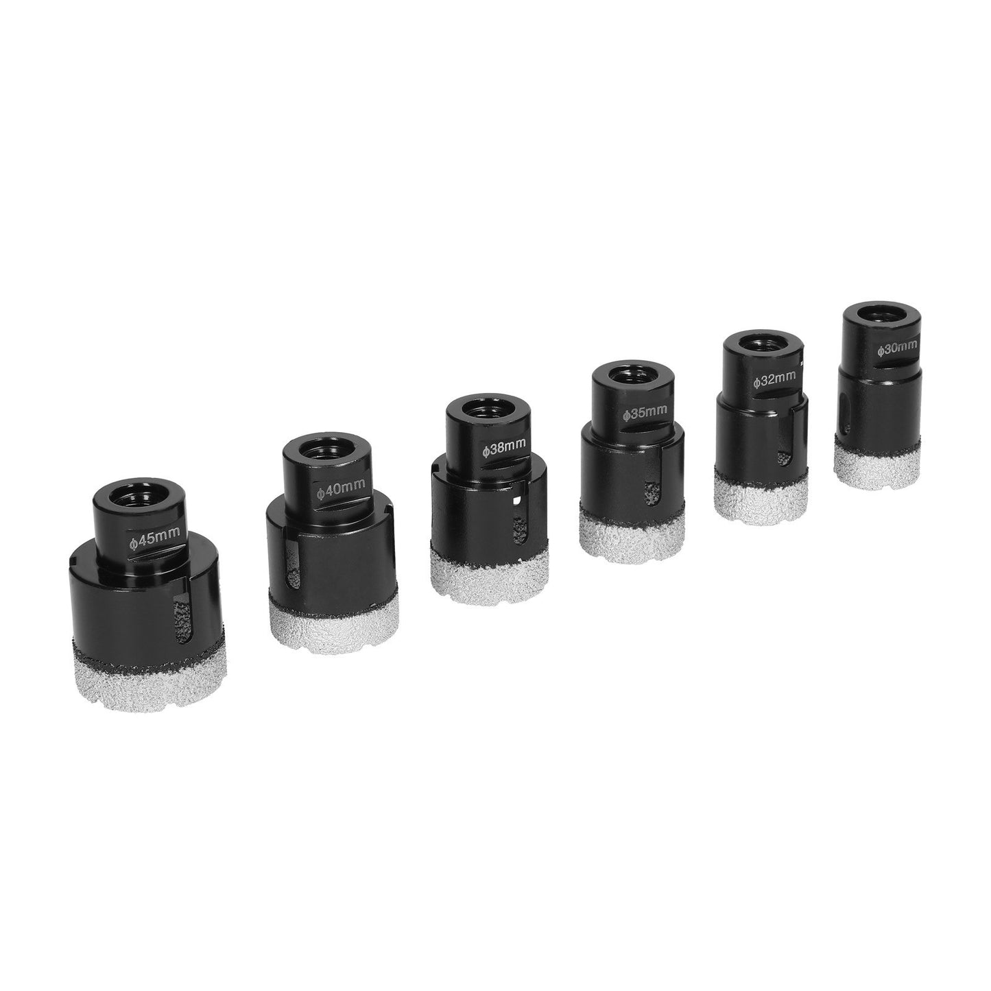 Dry Vacuum Brazed Welding Diamond Core Drill Bit Marble Ceramic Tile Wall Brick Holes Drilling Accessory - 30mm