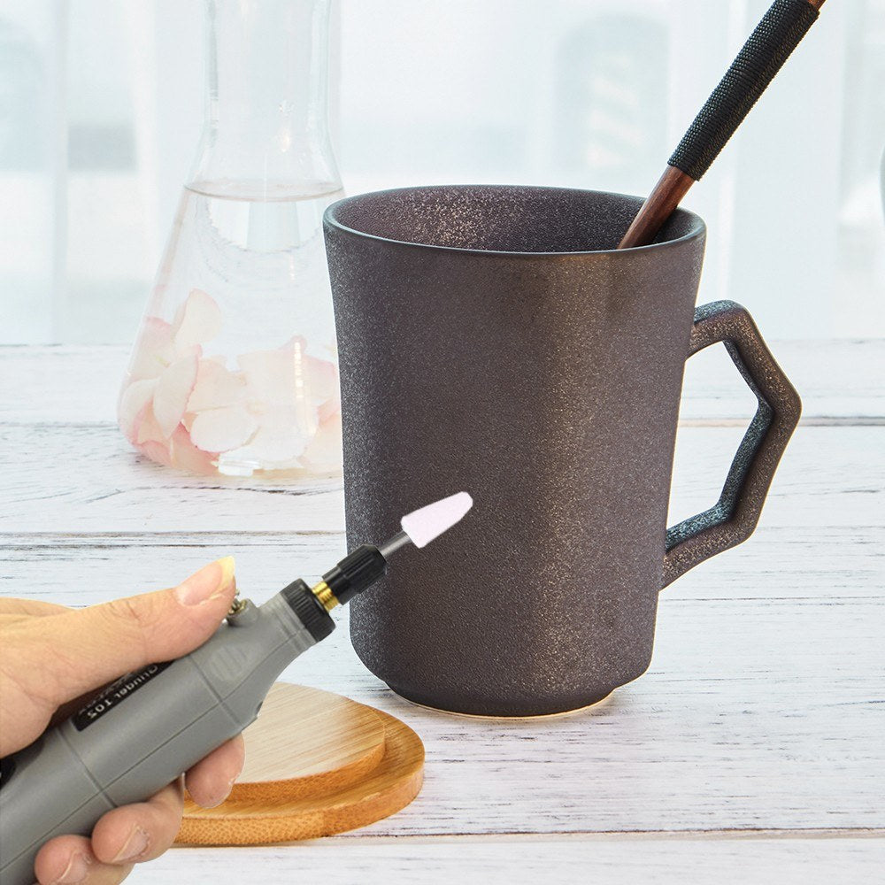 3.7V Cordless Rotary Tool 5 Variable Speed Li-Ion Power USB Charging Accessories Kit for Carving Engraving Sanding Polishing and Cutting - Grey