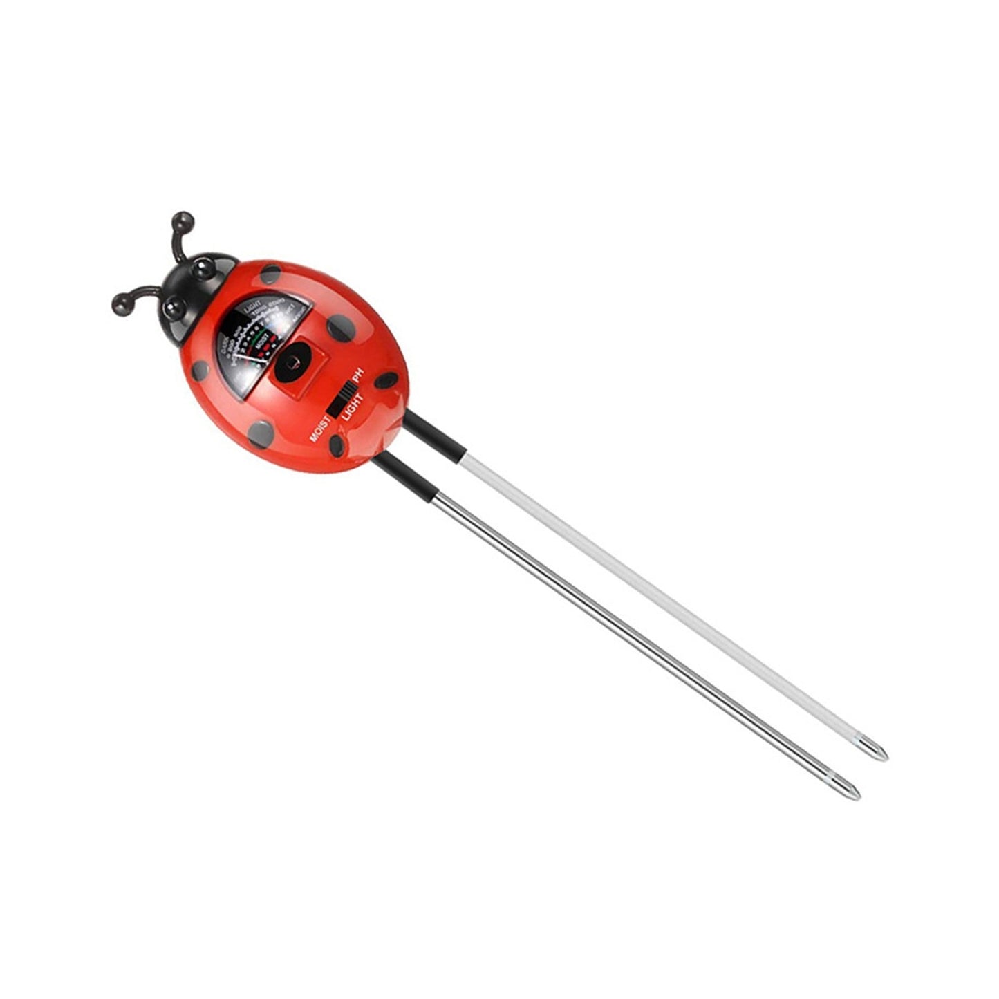 3-in-1 Portable Beetle Shape Soil Tester Moisture Light PH Meter Tool for Garden Farm Plant Law