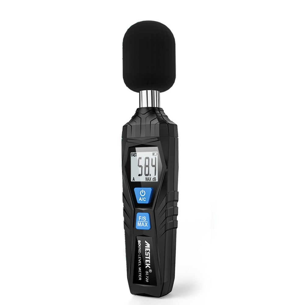 Uniqkart SL720 30-130dB Meter Noise Detector Audio Sound Level Monitor Measuring Tool