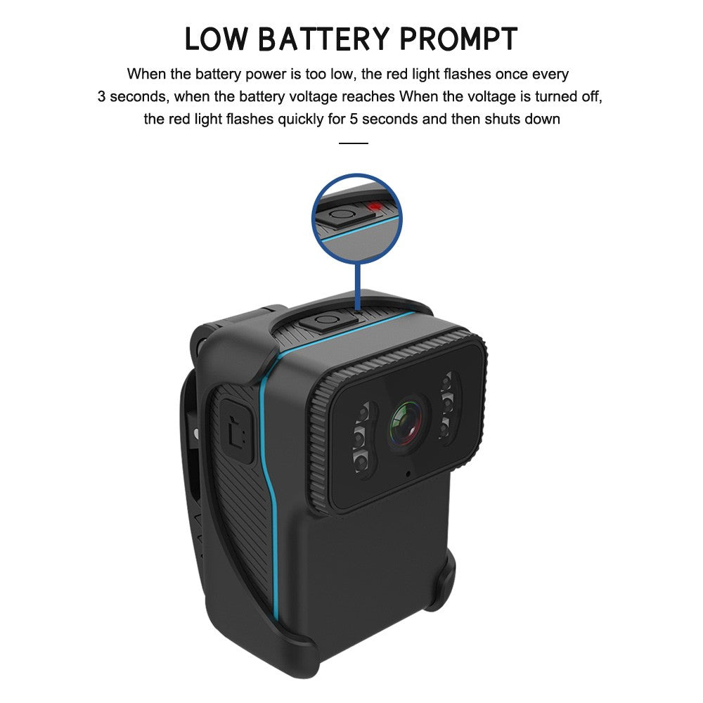 Video Action Camera 1080P WiFi Waterproof Camera Night Vision Vlogging Camera Recorder with Wide Angle Lens - Blue