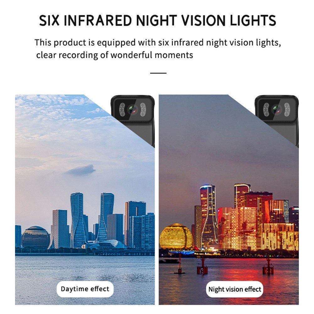 Video Action Camera 1080P WiFi Waterproof Camera Night Vision Vlogging Camera Recorder with Wide Angle Lens - Blue