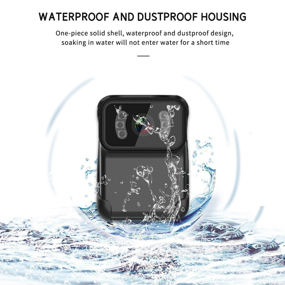 Video Action Camera 1080P WiFi Waterproof Camera Night Vision Vlogging Camera Recorder with Wide Angle Lens - Orange