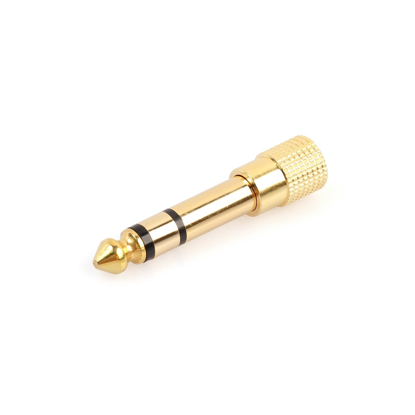 10Pcs 6.35mm 1/4inch Male to 3.5mm 1/8inch Female Stereo Headphone Audio Adapter Gold Plated Headphone Jack Plug for Amp Guitar Mixer