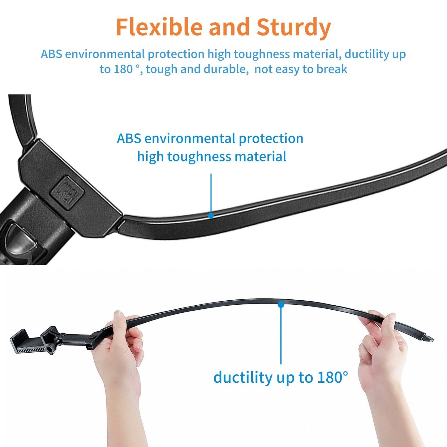 TELESIN GP-HNB-U1 Sports Camera Phone Selfie Neck Holder Mount with Phone Clamp