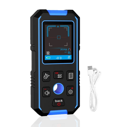 NF-518 Multifunctional Wall Detector Backlit LCD Color Display 240x320 Resolution  Voice Broadcast AC Metal Wooden Wall Detection Modes Adjustment Cable Wires Depth Measurement Device Function