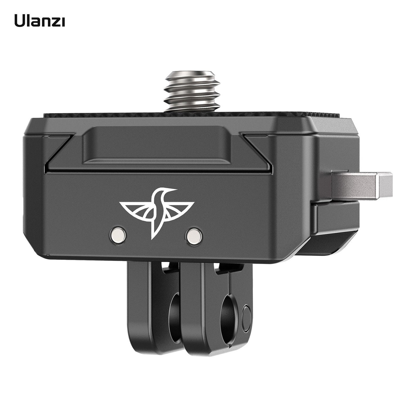 Uniqkart R072 Aluminum Mount Adapter Base Magnetic Quick Release Mount Accessories with Universal 1/4-inch Interface