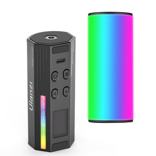 Uniqkart i-Light Handheld Photography Light Wand Magnetic RGB Tube Light 2500K-9000K CRI 95+ Video Light with 20 Lighting Effects