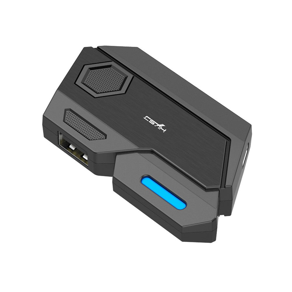 HXSJ P3 Wired Keyboard Mouse Converter 3 USB Ports Design Portable Mobile Game Keyboard and Mouse Adapter for Android iOS Systems