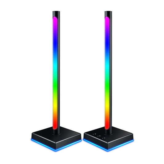 2Pcs/Set Smart RGB Desktop Lamp Pickup Atmosphere Music Rhythm Light Bar Support APP Control for Living Room Bedroom Party