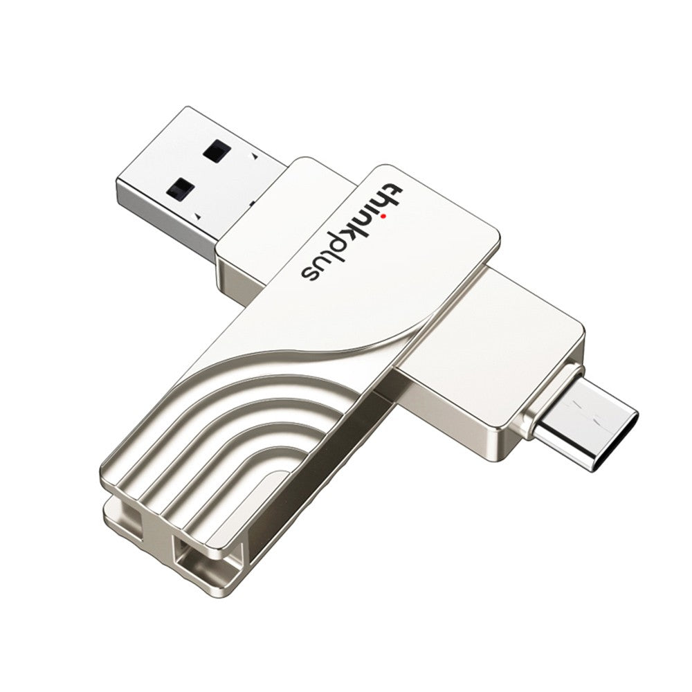 Lenovo Thinkplus USB C Flash Drive 32GB USB3.0 U Disk TPCU301 Dual-port Memory Stick for Tablet PC Laptop Computer - 32GB