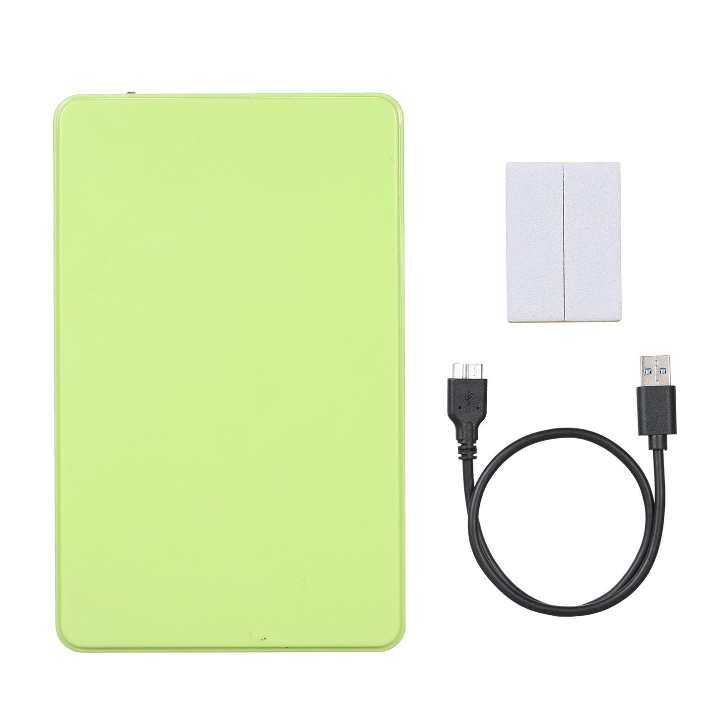 2.5 inch Hard Disk Case USB3.0 High-speed 5Gpbs Transmission External Enclosure SATA Hard Drive Case Support 2.5inch 7/9.5mm SATA HDD/SSD - Green