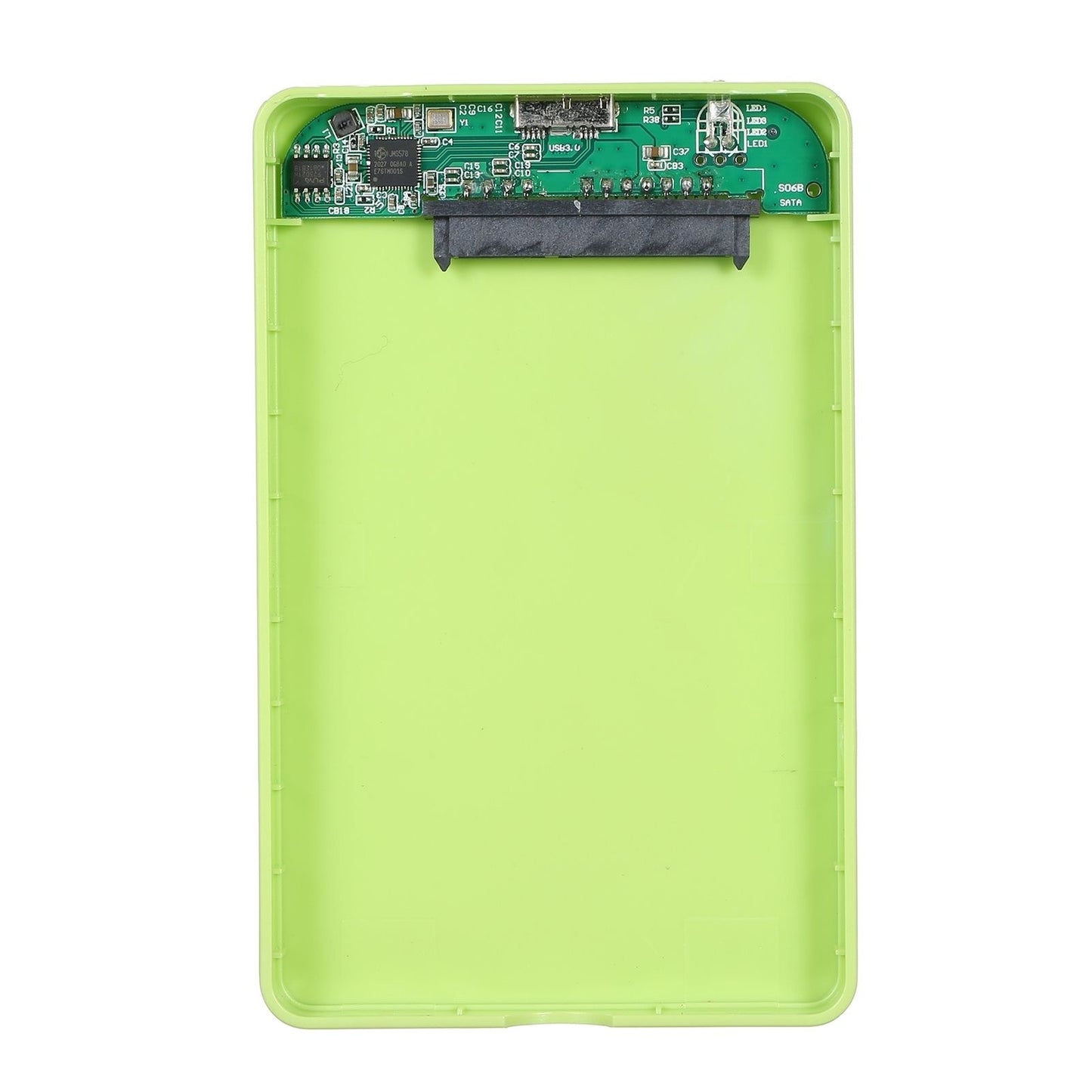 2.5 inch Hard Disk Case USB3.0 High-speed 5Gpbs Transmission External Enclosure SATA Hard Drive Case Support 2.5inch 7/9.5mm SATA HDD/SSD - Green