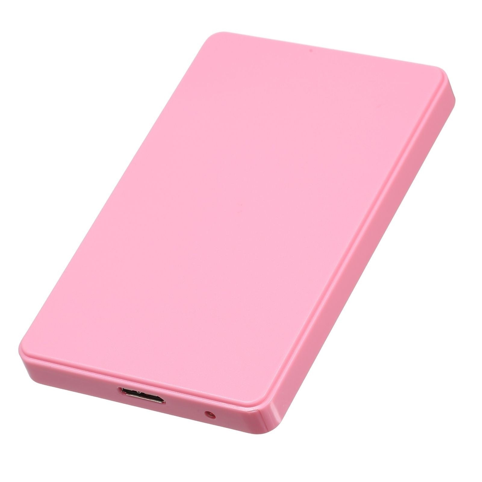 2.5 inch Hard Disk Case USB3.0 High-speed 5Gpbs Transmission External Enclosure SATA Hard Drive Case Support 2.5inch 7/9.5mm SATA HDD/SSD - Pink