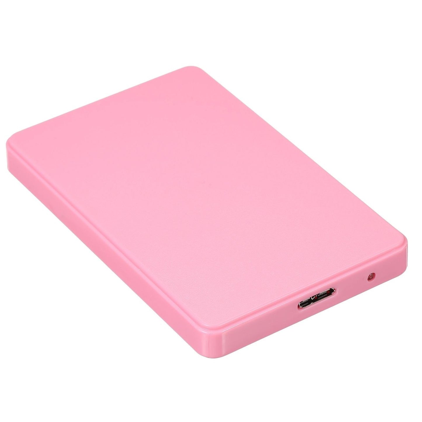 2.5 inch Hard Disk Case USB3.0 High-speed 5Gpbs Transmission External Enclosure SATA Hard Drive Case Support 2.5inch 7/9.5mm SATA HDD/SSD - Pink