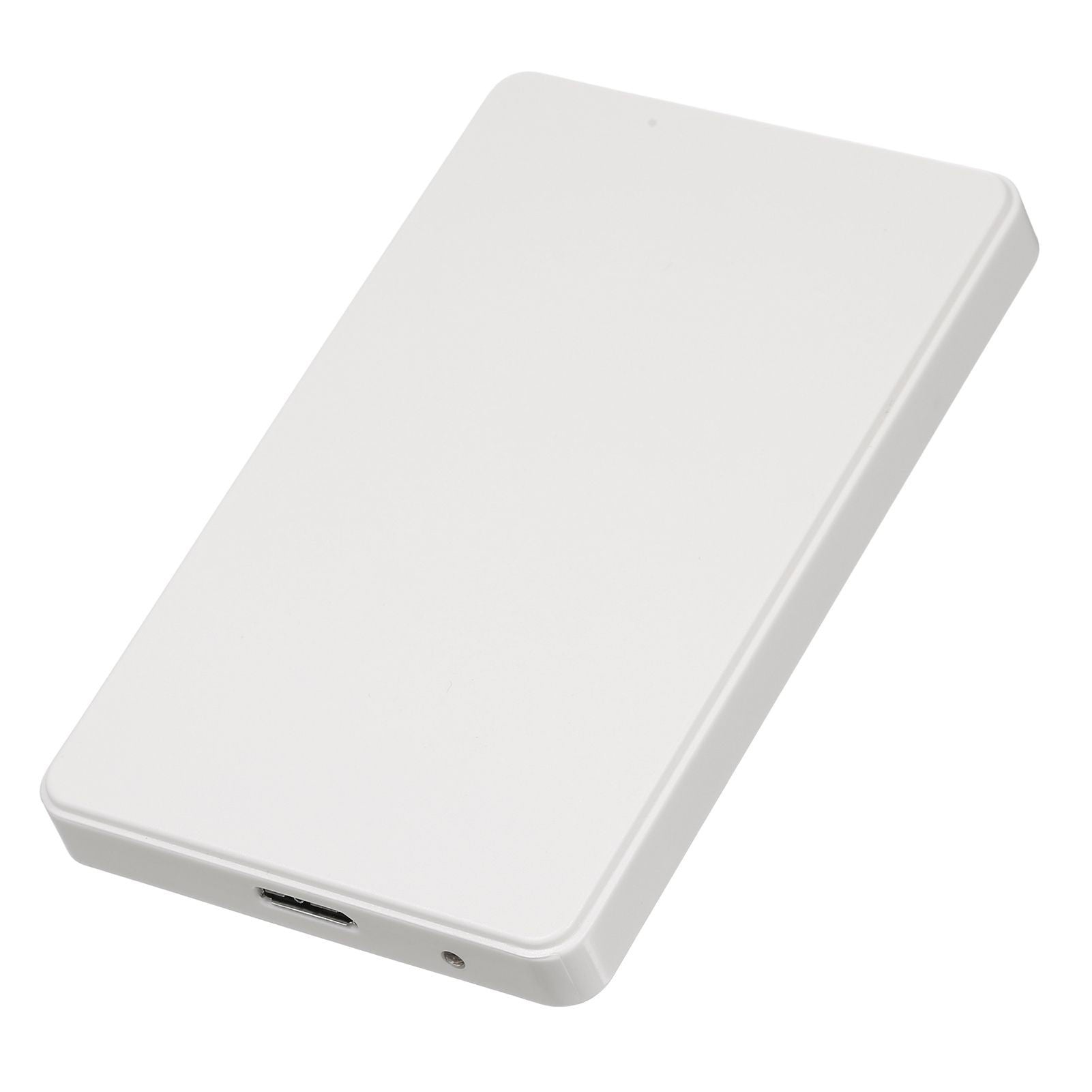 2.5 inch Hard Disk Case USB3.0 High-speed 5Gpbs Transmission External Enclosure SATA Hard Drive Case Support 2.5inch 7/9.5mm SATA HDD/SSD - White