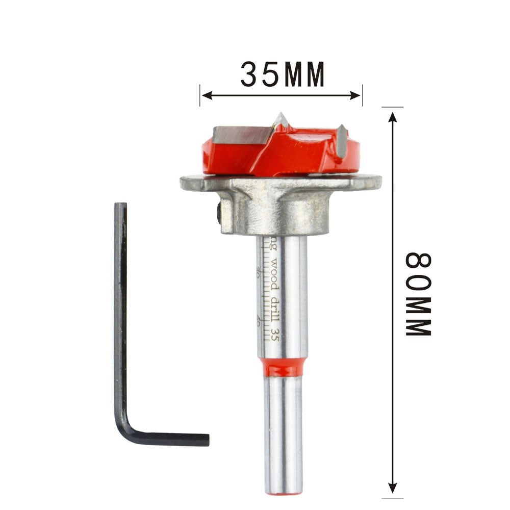 95-105 Degree Multifunctional Hinge Punch Hole Locator Punching Formwork 35mm Cupboard Hinges Auxiliary Board Woodworking Tool - 10Pcs